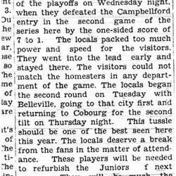 1938-03-10 Hockey -Juveniles vs Campellford