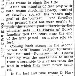 1938-03-10 Hockey -Rice Lake League championship