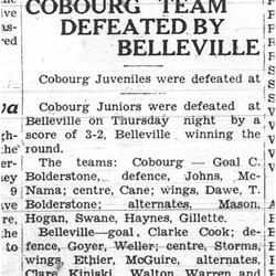 1938-03-17 Hockey -Juniors vs Belleville