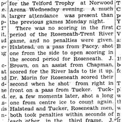 1938-03-17 Hockey -Roseneath wins in elimination tourney