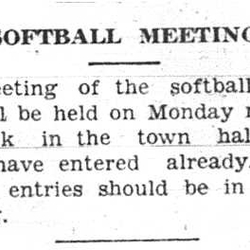 1938-04-28 Softball -Exec meeting