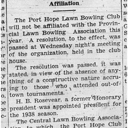 1938-05-17 Lawn Bowling -PH leaves Association