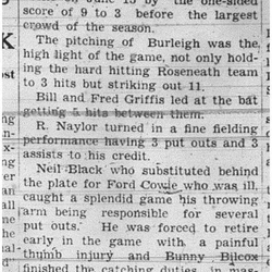 1938-06-23 Baseball -Colborne vs Roseneath