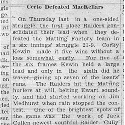 1938-07-07 Softball -Mens League Raiders