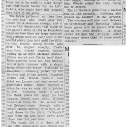 1938-08-04 Baseball -Juniors eliminate Peterborough