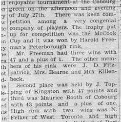 1938-08-04 Lawn Bowling -Tourney