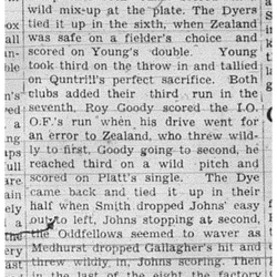 1938-08-04 Softball -Mens League Dye Works