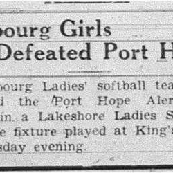 1938-08-11 Softball -Ladies vs PH