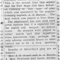 1938-09-15 Golf -Cobourg vs PH