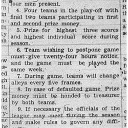 1938-11-24 Bowling -Men League rules