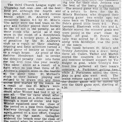 1939-01-26 Hockey -CCHL Games