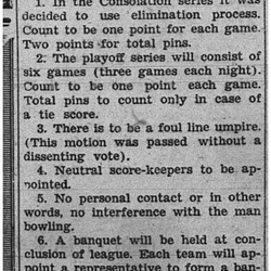 1939-02-16 Bowling -League Holds Business Session