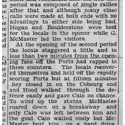 1939-02-23 Hockey -Juveniles -Cobourg vs Port Perry-Playoff