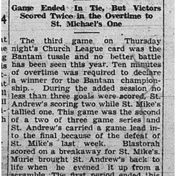 1939-03-16 Hockey -CCHL Bantam Championship