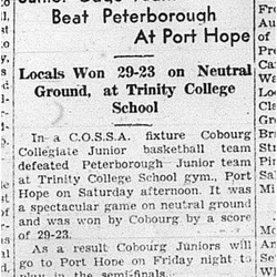 1939-03-23 School -Basketball CCI Juniors vs Peterborough