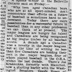 1939-04-27 Baseball -Ontario teenagers making the Big Leagues