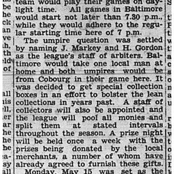 1939-05-04 Softball -Mens League ready with 7 Teams