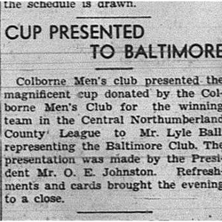 1939-05-11 Hockey -Baltimore receives Colborne Cup