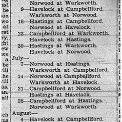 1939-05-11 Lawn Bowling -Trent Valley League Schedule arranged