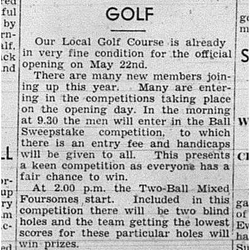 1939-05-18 Golf -Course opens on 22nd