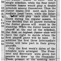 1939-05-25 Baseball -Lakeshore Intermediate League includes 2 Junior Teams