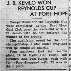 1939-06-08 Golf -Reynolds Cup Trophy at PH