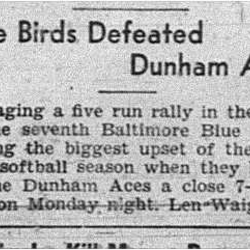 1939-06-15 Softball -Mens League Aces vs Blue Birds