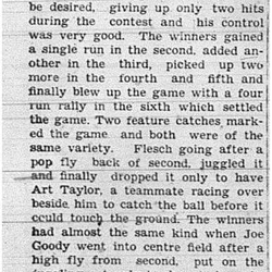 1939-06-15 Softball -Mens League Sunocos vs Bombers