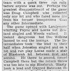 1939-06-22 Baseball -Cobourg Juniors vs Cobourg Intermediates