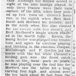 1939-06-29 Softball -Mens League Romano Hustlers vs Royals