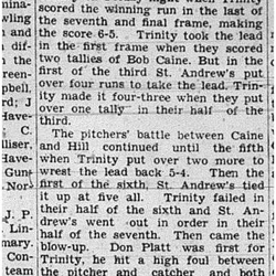 1939-07-06 Softball -Church League Juveniles Game