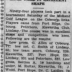 1939-07-13 Golf -Midland League Tourney at Cobourg