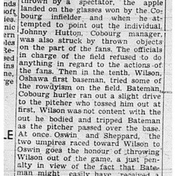 1939-09-07 Baseball -Cobourg Juniors vs Oshawa-Eastern Ontario Championship Game