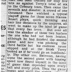 1939-09-21 Baseball -Cobourg Juniors vs TO McCormacks Championship Game