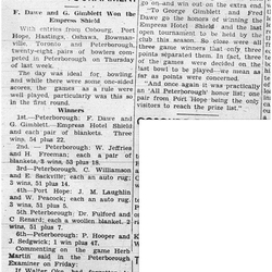 1939-09-21 Lawn Bowling -Cobourg among rinks at Peterborough