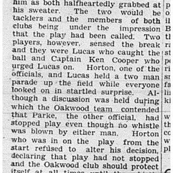 1939-10-26 Football -Cobourg Tanners win vs Oakwood