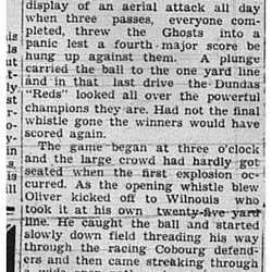 1939-11-09 Football -Galloping Ghosts fall to Dundas