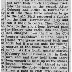 1939-11-09 School -CCI Football Juniors vs Bowmanville