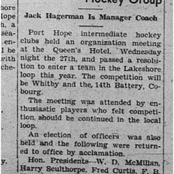 1940-01-04 Hockey -PH Intermediates join Lakeshore Group