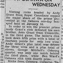 1940-01-18 Curling -Oshawa Bonspiel