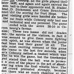 1940-01-25 School -Basketball CCI vs PH