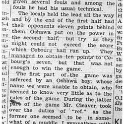 1940-02-29 School -CCI Basketball vs Oshawa