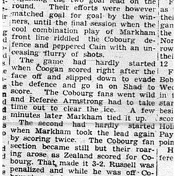 1940-03-14 Hockey -Kin Juniors vs Markham Game 2