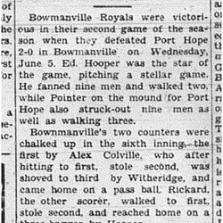 1940-06-13 Baseball -Lakeshore League Game