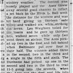 1940-06-27 Softball -Mens League Game at Baltimore