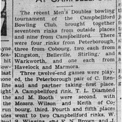 1940-07-04 Lawn Bowling -Mens tourney at Campbellford