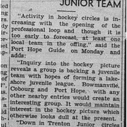 1940-11-07 Hockey -Talk of Juvenile League