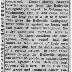 1940-11-07 School -CCI Senior Football vs Belleville