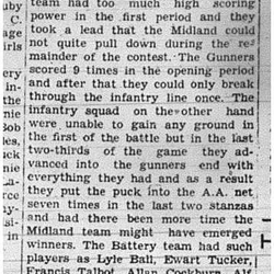 1941-03-27 Hockey -Midland Regiment vs AA Battery