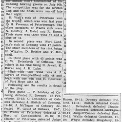 1941-07-17 Lawn Bowling -Annual Cobourg Mens Tourney